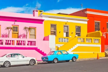 Bo-kaap colorful houses, Cape town