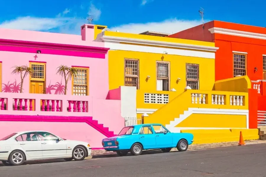 Bo-kaap colorful houses, Cape town