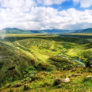Tanzania Safaris : Ngorongoro Crater Skyview