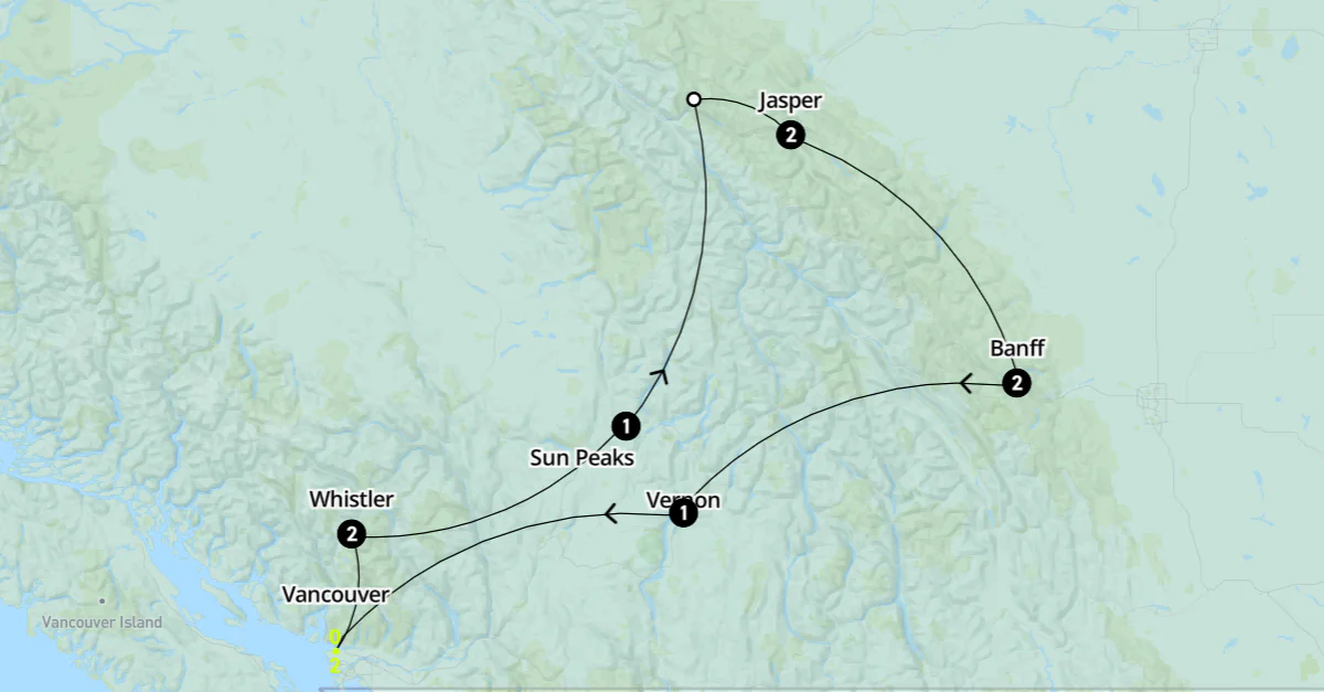 Vancouver to the Rockies | Canada